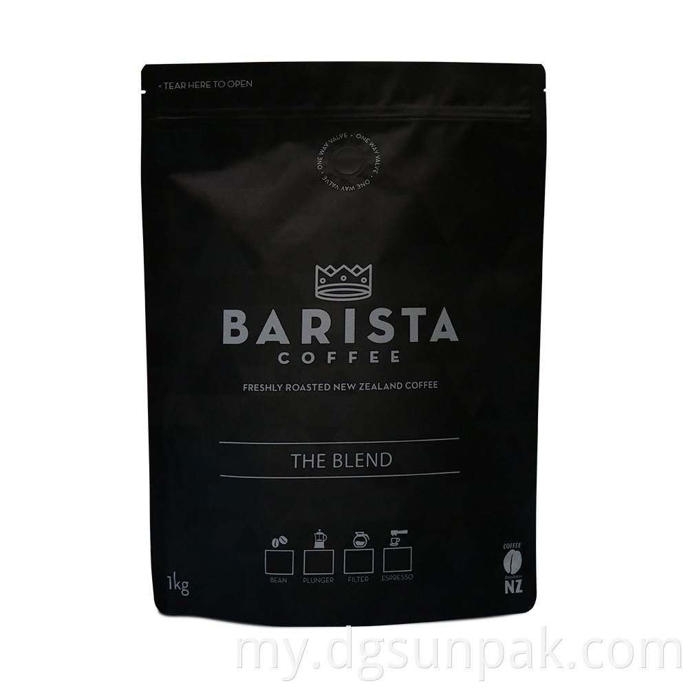 စိတ်ကြိုက်အနက်ရောင် Matte finish ကို finish ကို finish ကို finish ကို bagsack bag ziplock ပလတ်စတစ်ထုပ်ပိုးအိတ်များထုပ်ပိုးများအတွက် panties